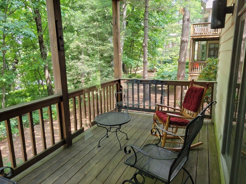 Relaxing on the Back Deck in afternoon