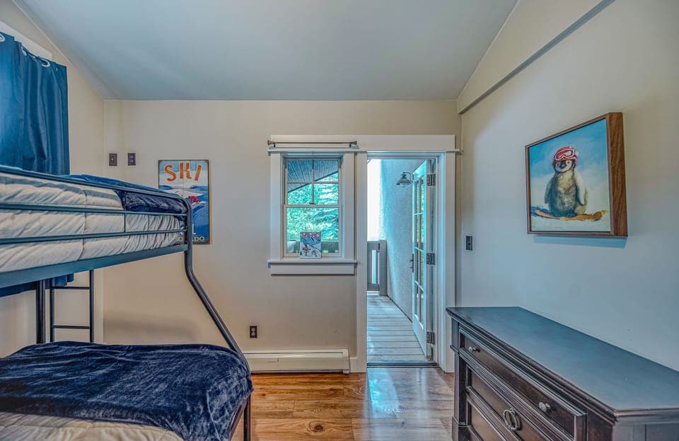 Bedroom #3 with private balcony