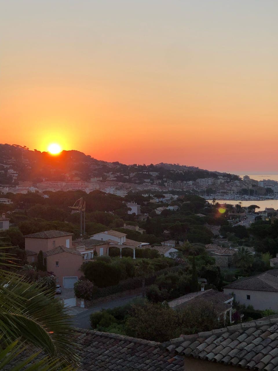 Sunrise above Sainte-Maxime