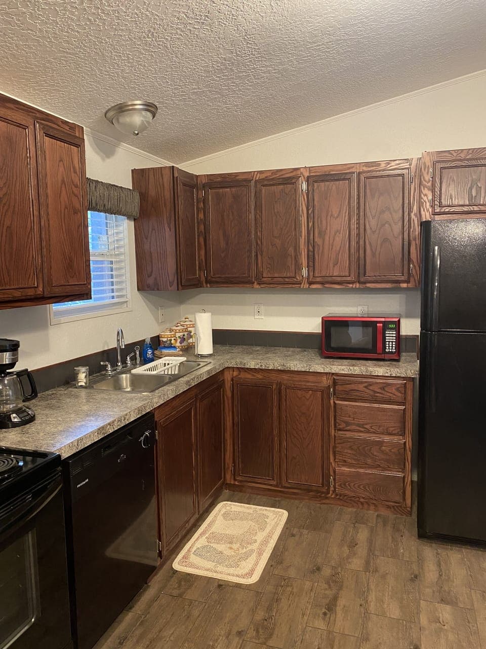Fully stocked kitchen