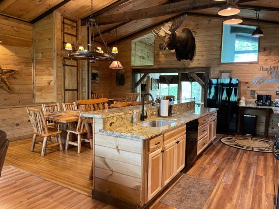 View Of The 11 Ft Kitchen Granite Counter