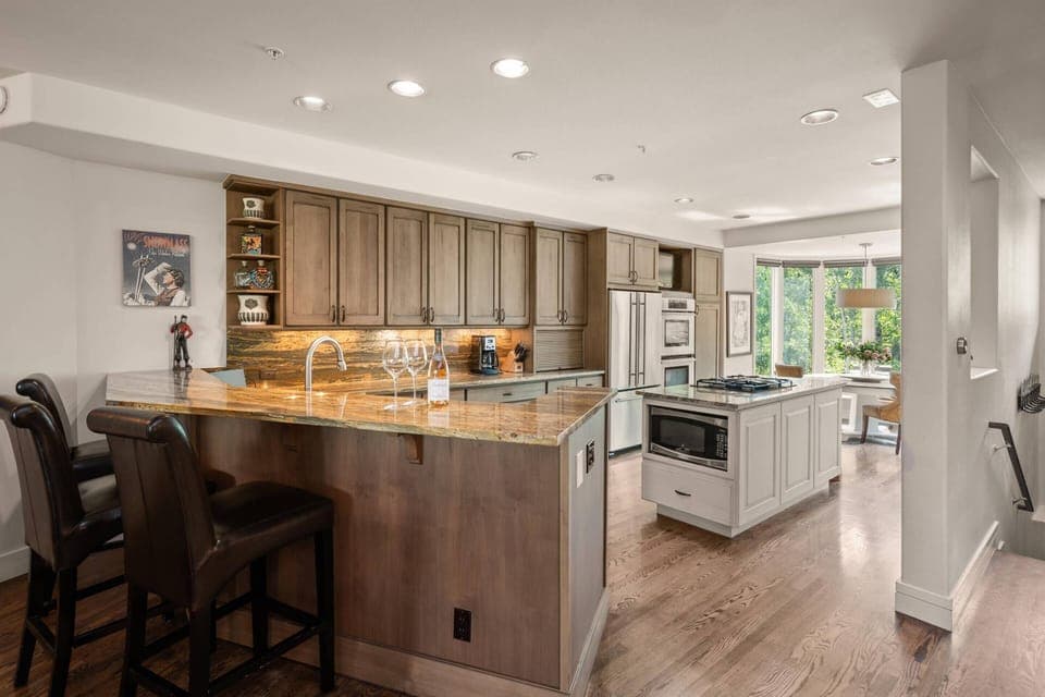 This is a private chef worthy kitchen!  Bring in a chef for a special dinner one night during your stay.  We have great recommendations!
