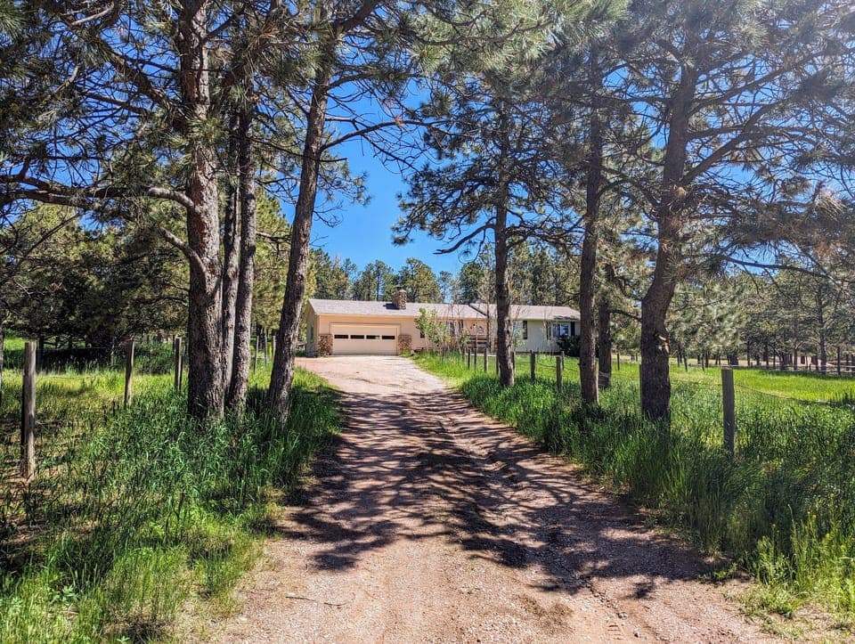 Ranch driveway