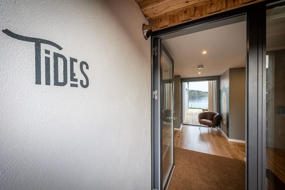 View from across the entrance