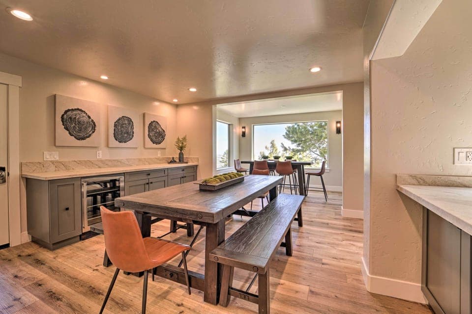 Dining Area | Dishware Provided | Wine Cooler