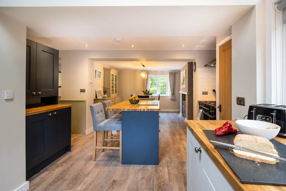 Ground floor: Open-plan living comprising kitchen and dining  areas