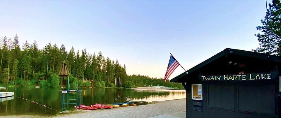 Visit the lake late in the afternoon for a peaceful swim.