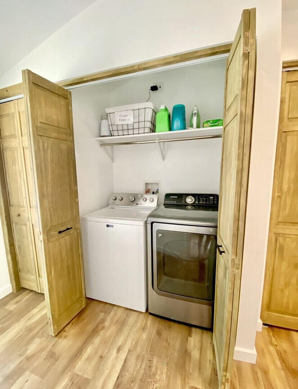Washer and dryer
