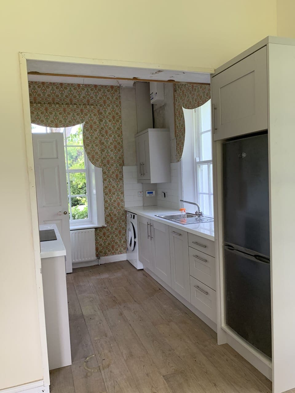 Kitchen from living room