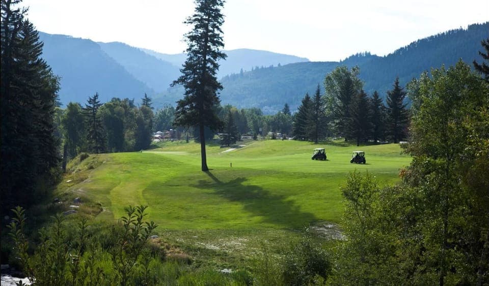 Or out on the golf course (greens fees apply)