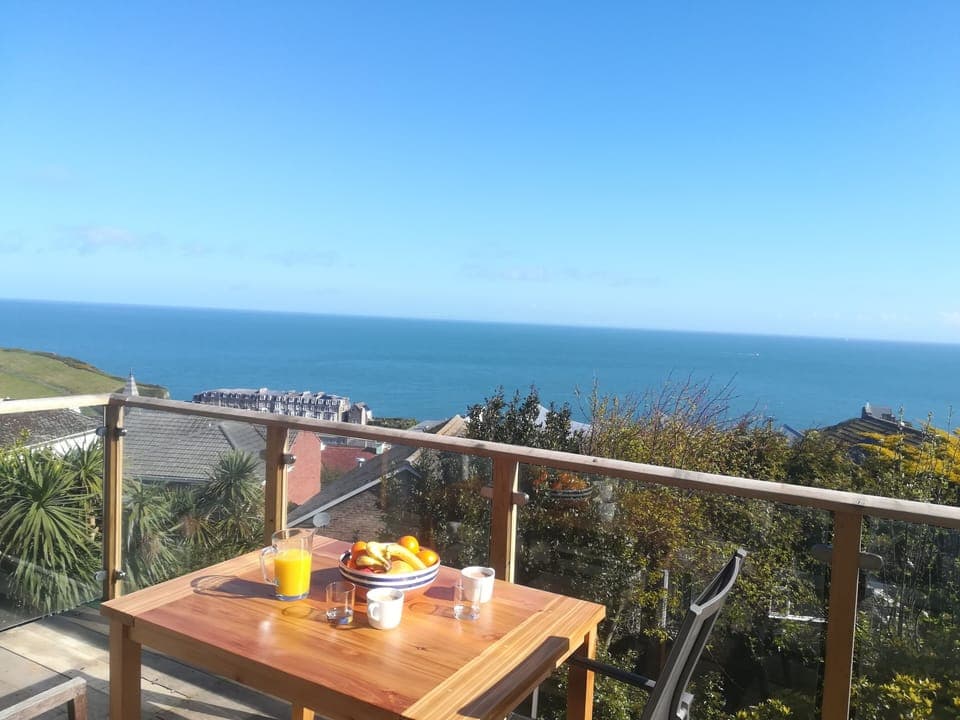Panoramic sea view from the terrace
