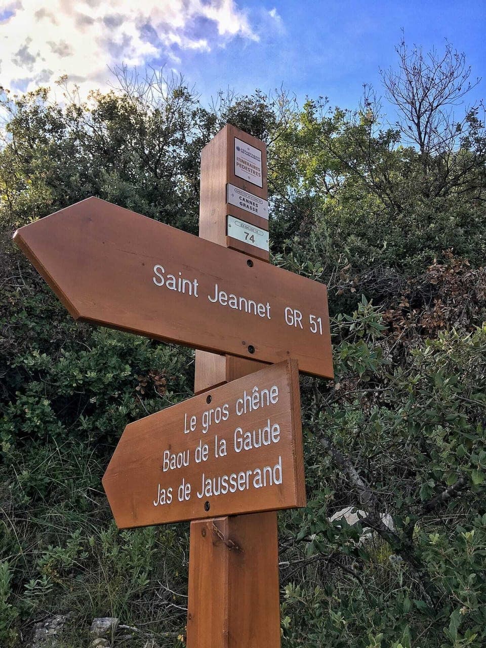 La route de Saint-Jeannet