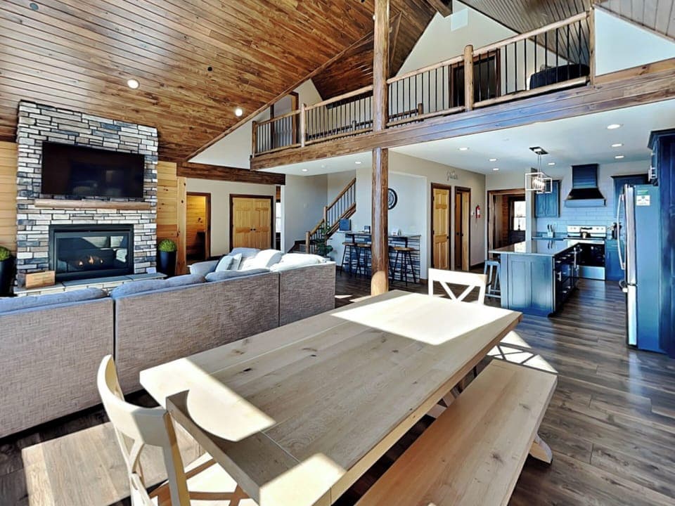 Open Living & Dining