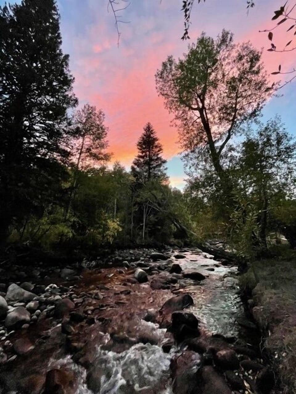 Sunset on the River