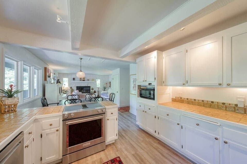 Kitchen Looking towards 2nd Living Room and Dining Area
