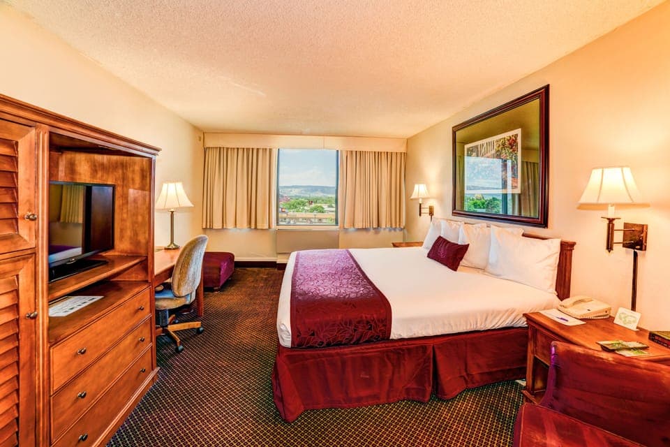 Bedroom. Exact unit will be assigned upon arrival. Views, colors, decor may vary