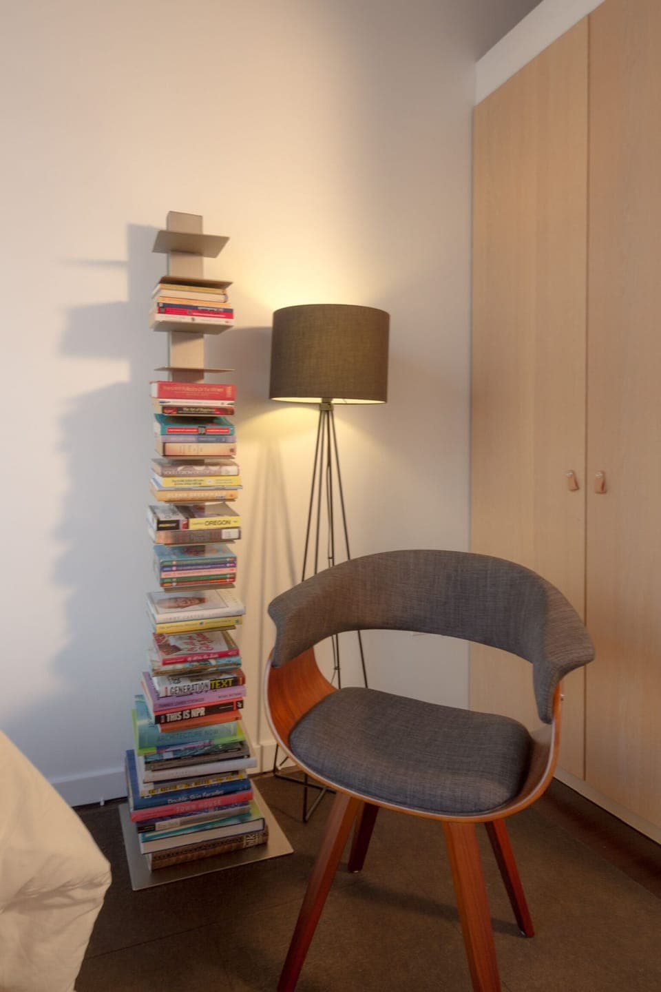 Have a seat at the small reading area.