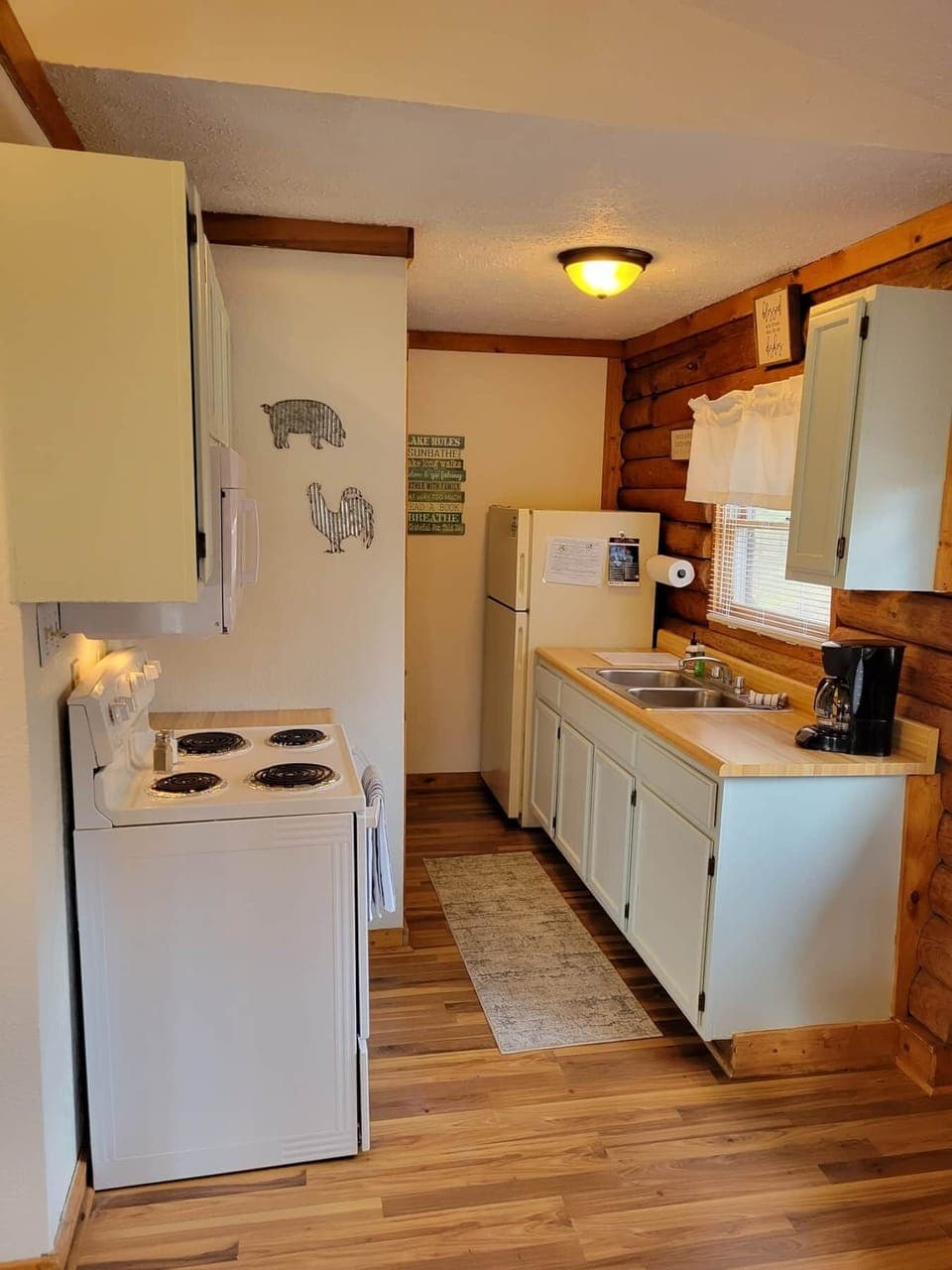 Fully stocked kitchen
