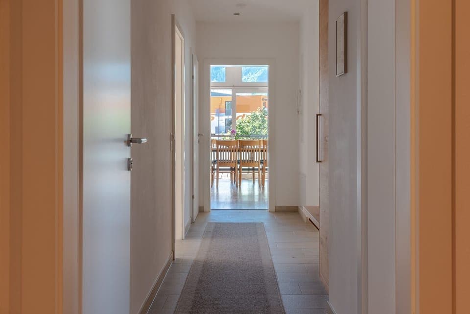 This is the hallway connecting through the whole apartment.