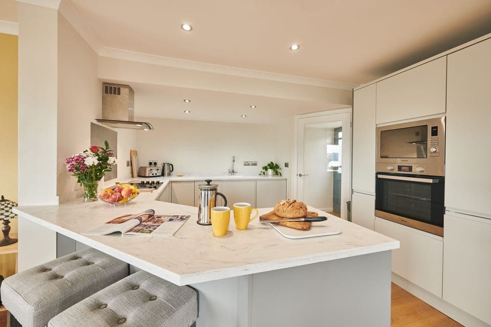 modern open plan kitchen