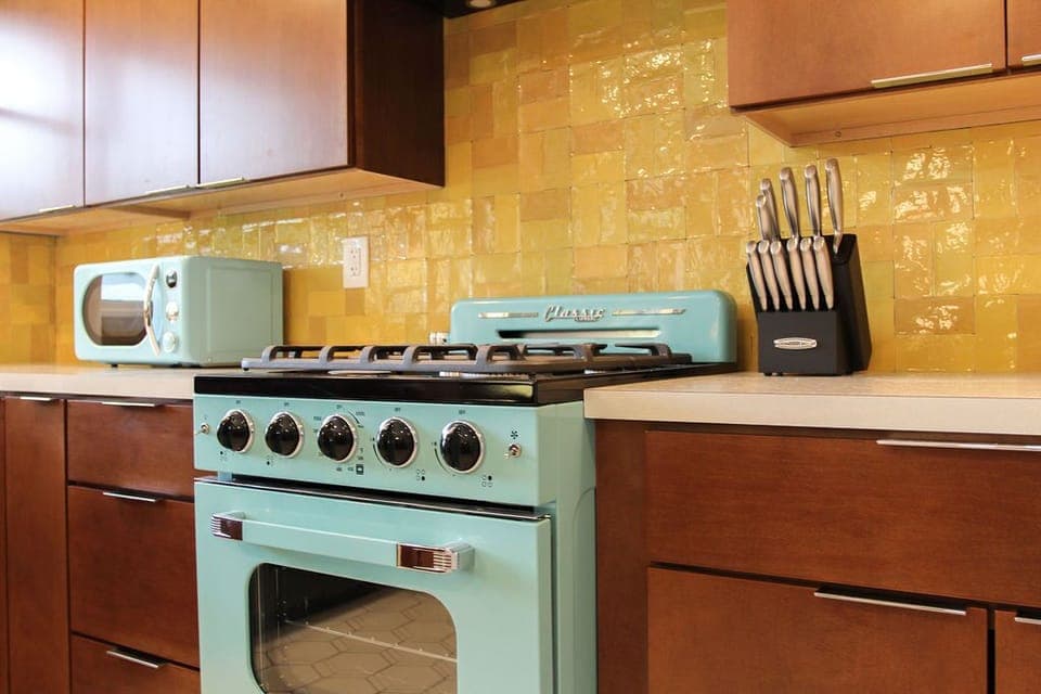 Retro design sets the tone for your stay