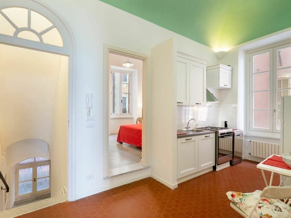 Sky, Cloud, Food, Plant, Tableware, Table, Window, Mountain, Fruit, Wood