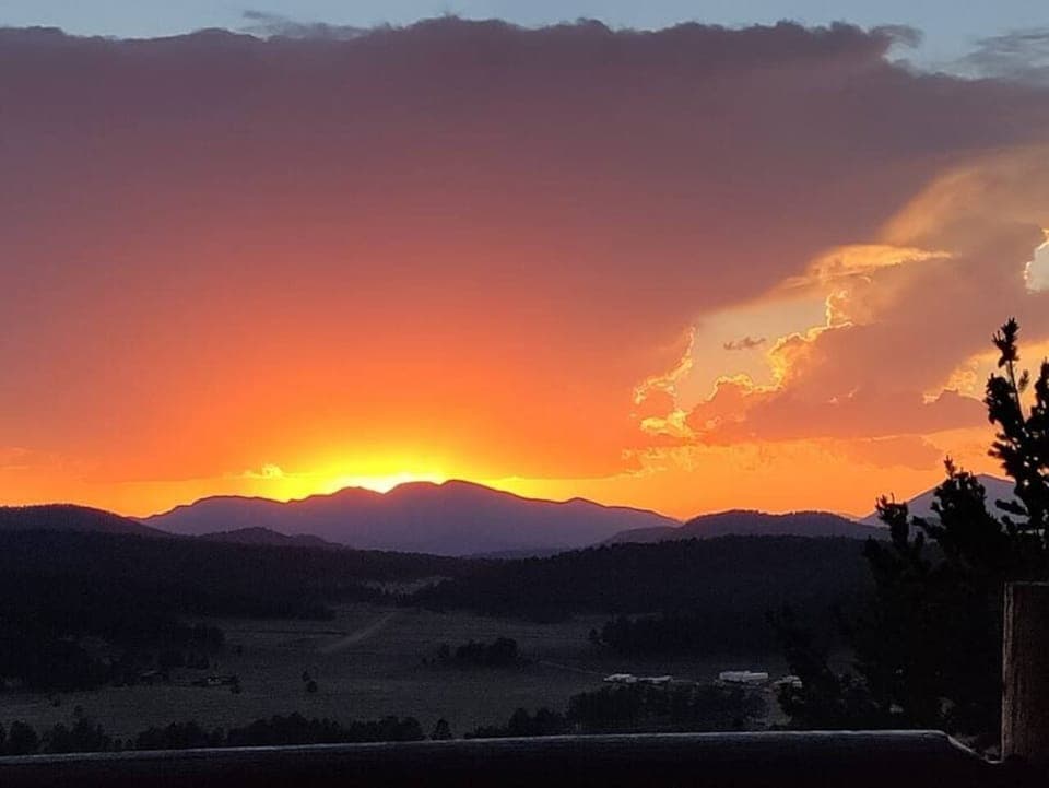 Sunset from the north side deck