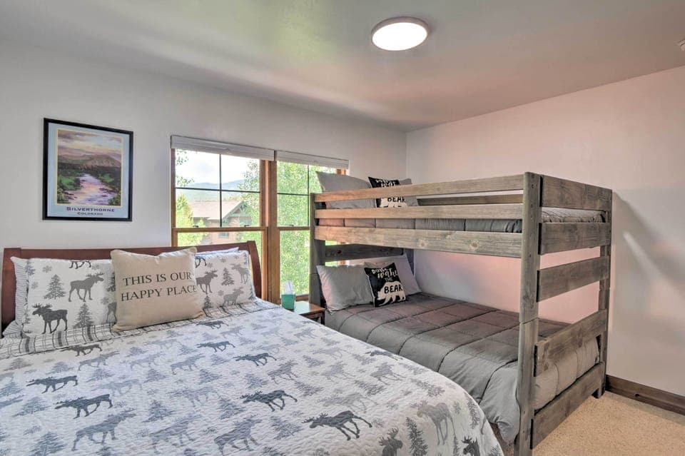 Bedroom 3 | Upper Level | Queen Bed | Full Bunk Bed