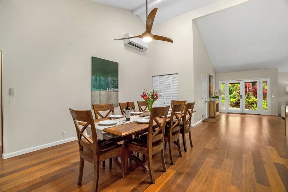 Different view of dining table