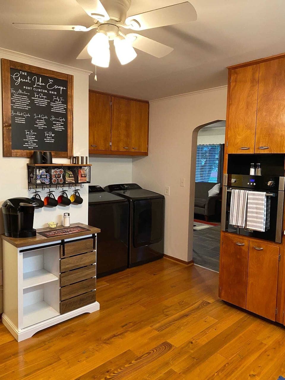 The Kitch and its wonderfully designed HOT SPOT Board!