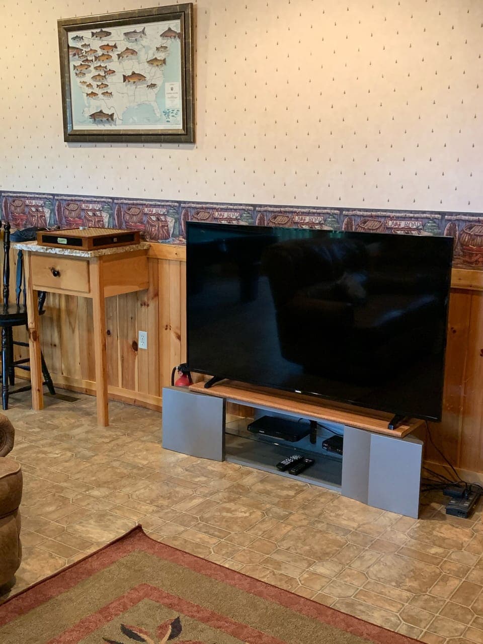 Family room/game room on lower level