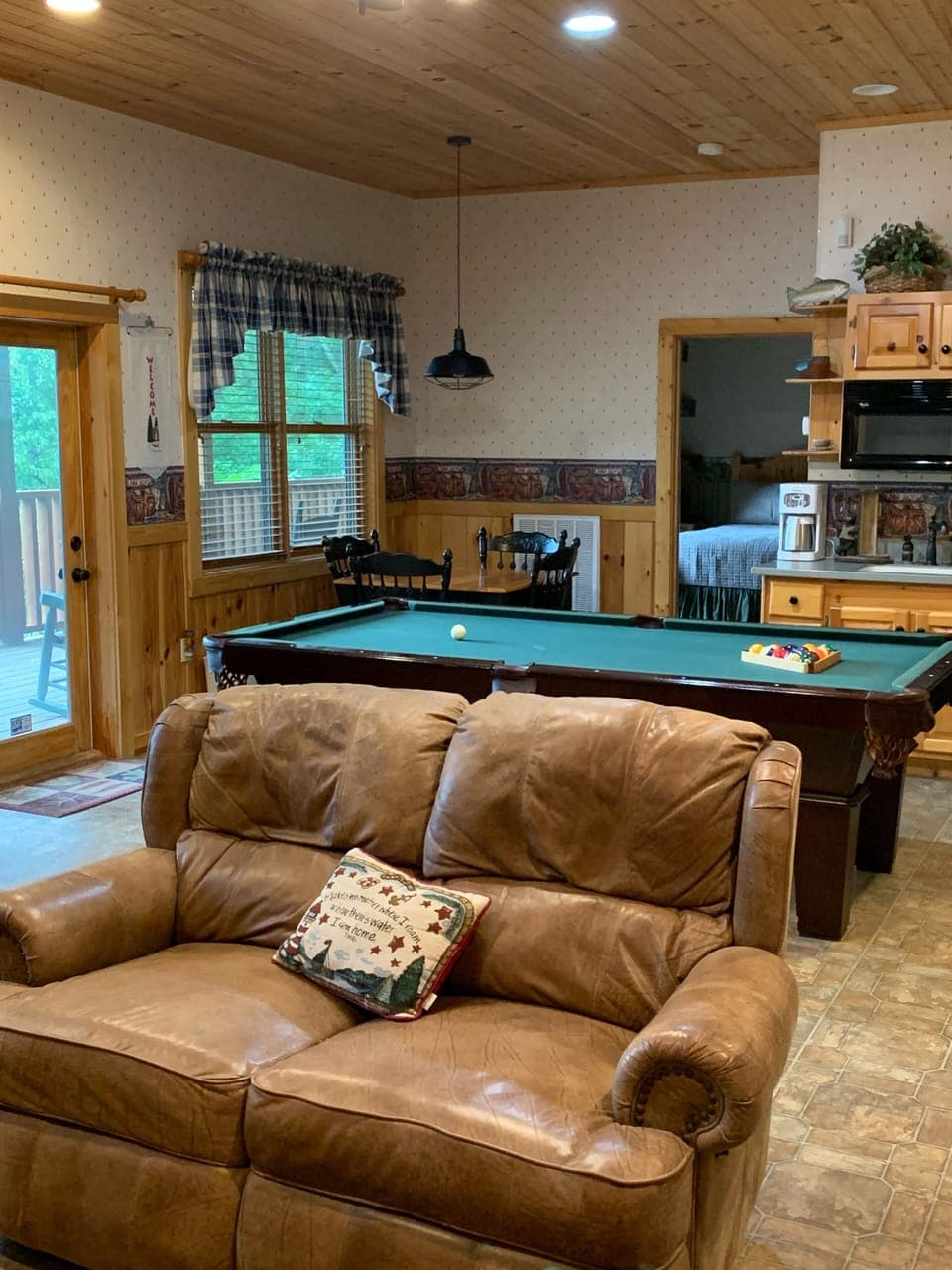 Make great memories in family room/game room on lower level