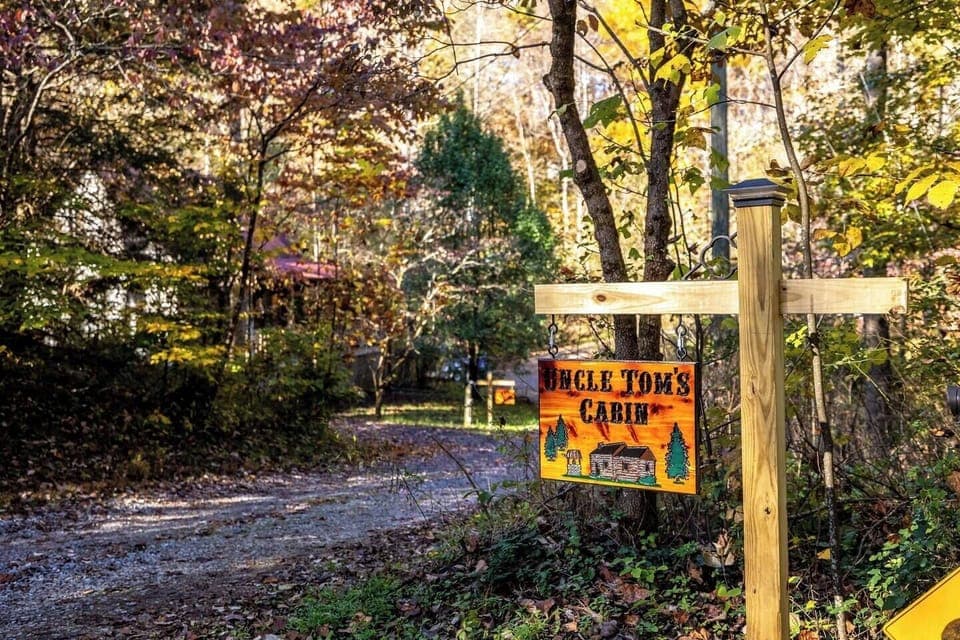 See the sign as you're pulling in! Second right driveway