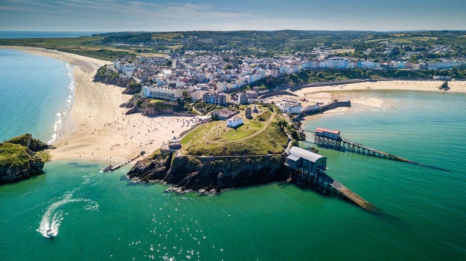 The stunning coastal town of Tenby