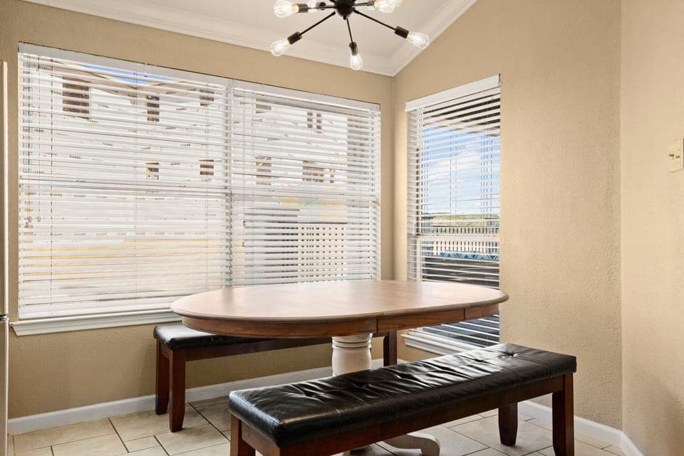 Additional table in the kitchen.