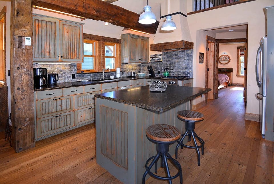 Fully stocked kitchen