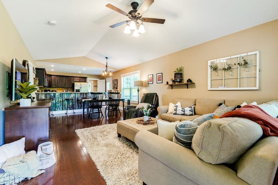 Welcoming open floor plan that flows beautifully.