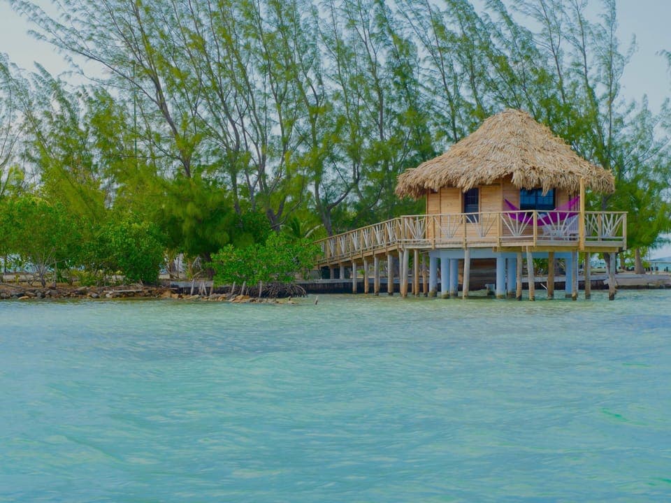 Thatch Caye Bungalow Water View 2_3