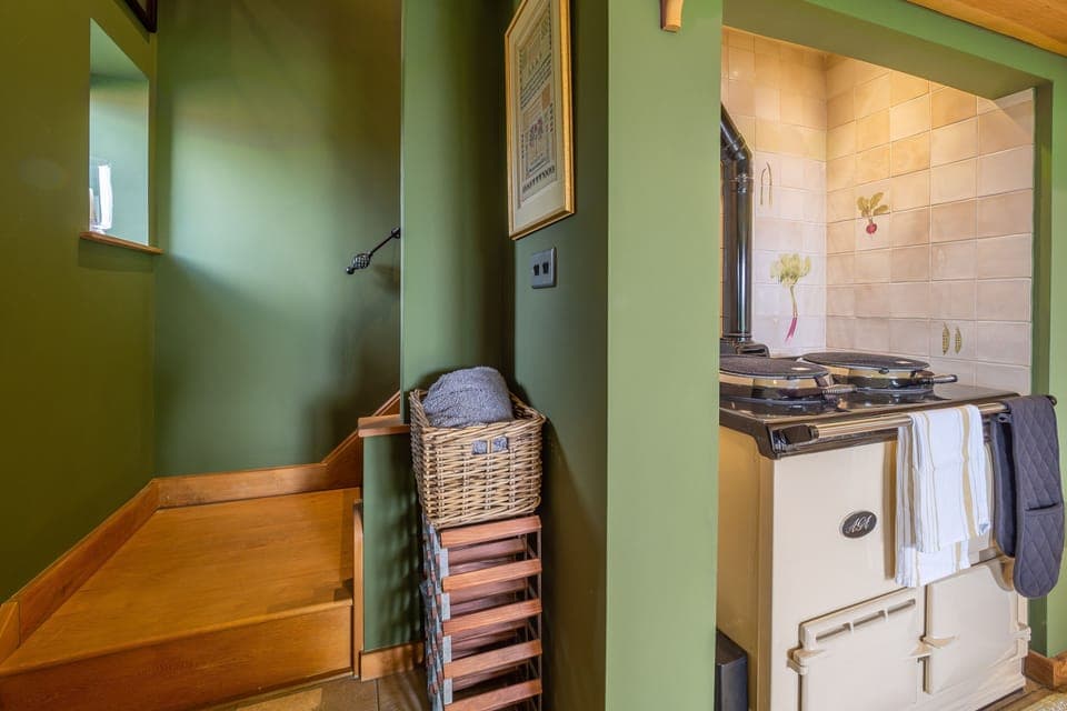 Ground floor: Stairs to the first floor