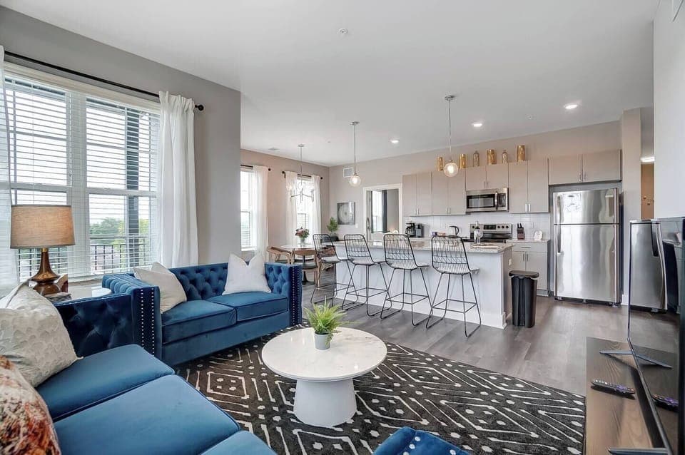 Stunning open concept floor plan