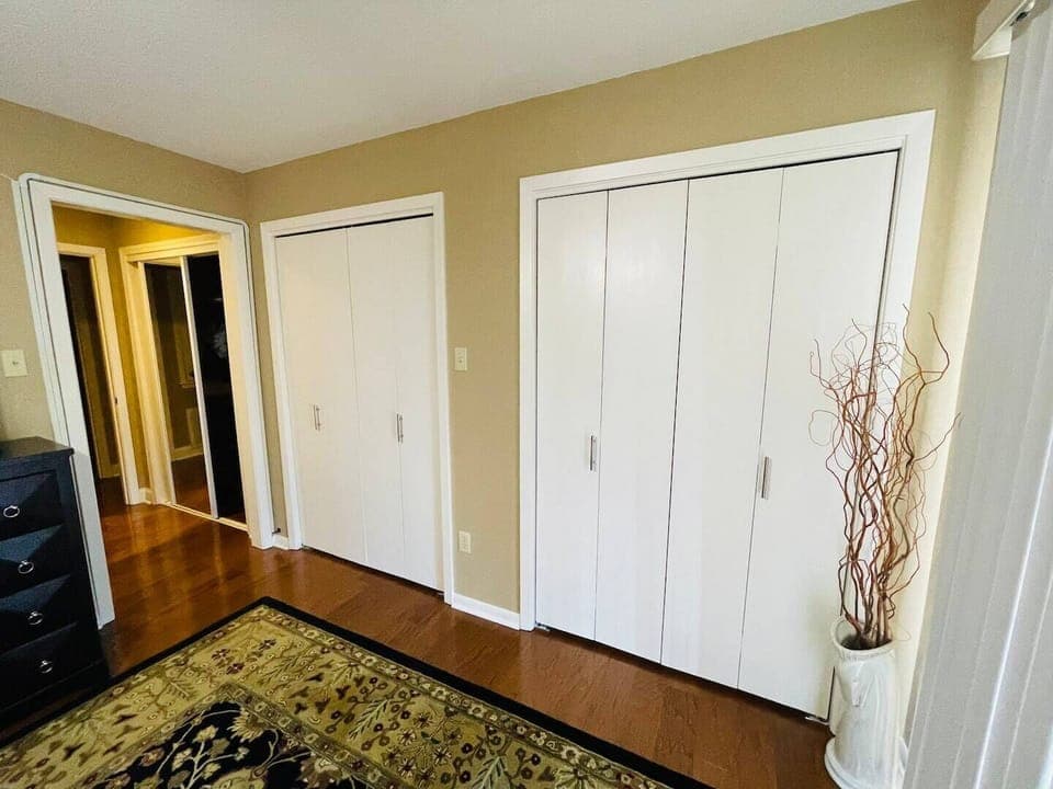 Extra closet in hall to primary bedroom
