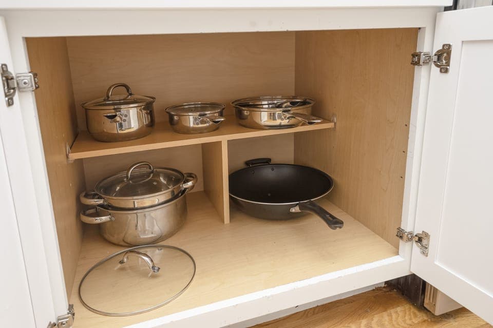 Pots and pans, ready for cooking!