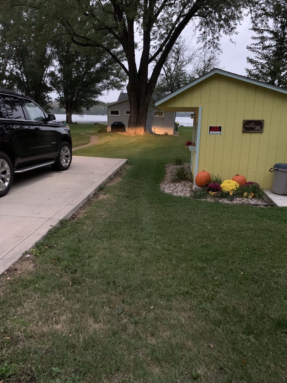 View when arriving 