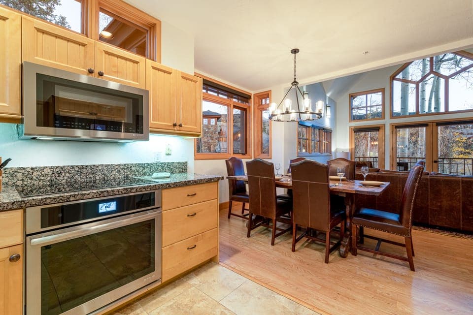 Kitchen into Dining Room