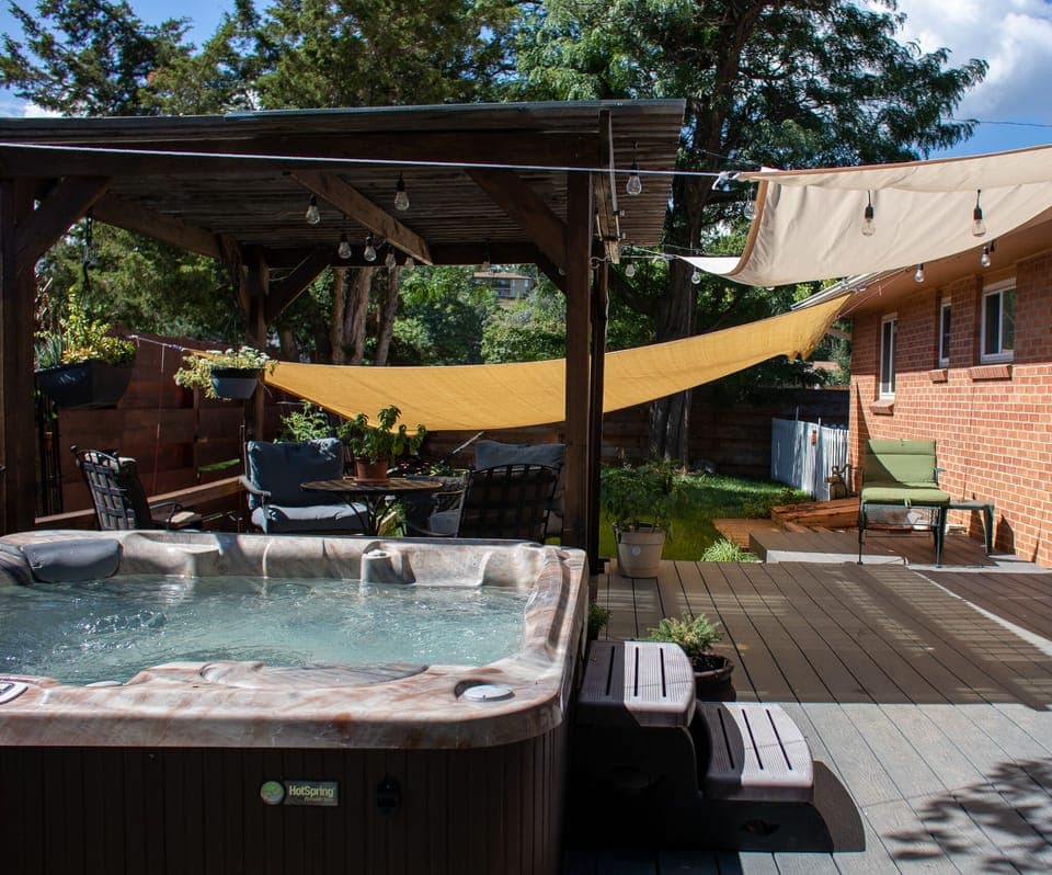 Private back yard