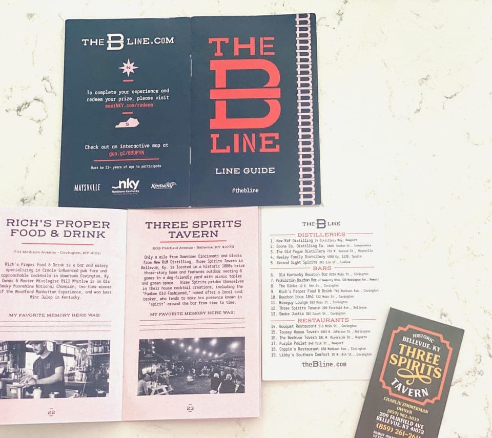 Three Spirits Tavern is an offical "B-Line" stop in Northern Kentucky