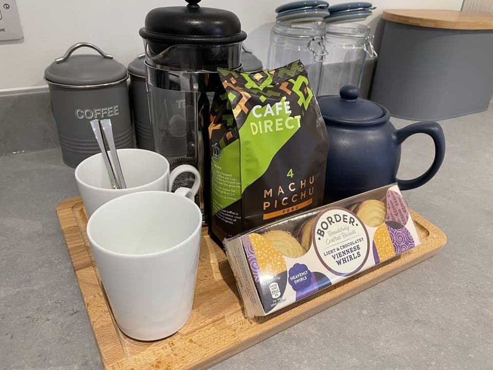 Guests are greeted with a lovely welcome pack with essential supplies.