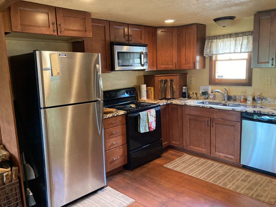 Make your own meals in the fully equipped kitchen.