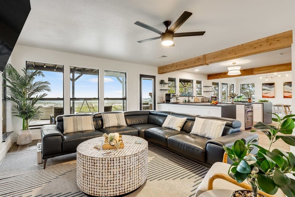 Relax, unwind, and enjoy the ambiance of this beautiful living room.