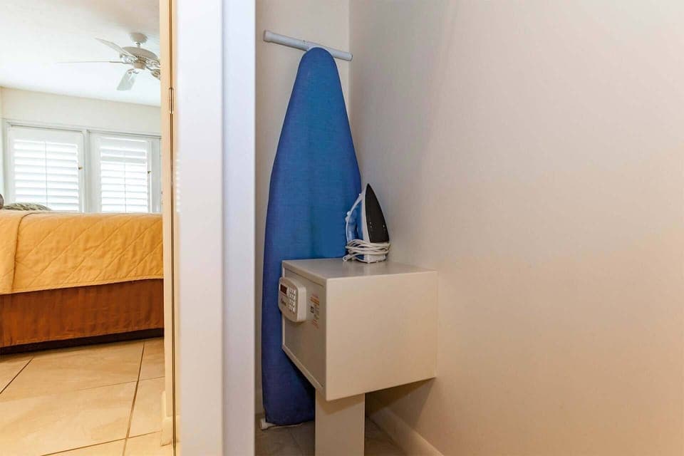 Safe &amp; Iron in closet
